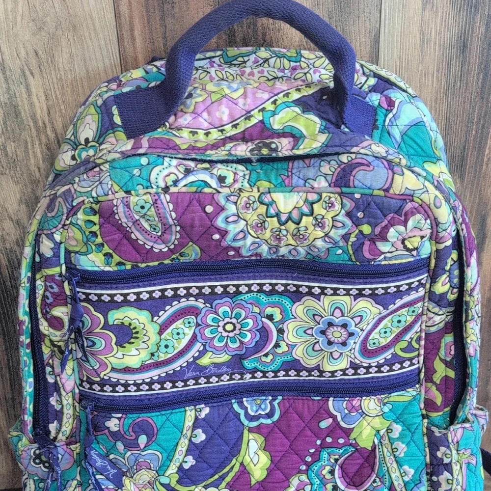 Vera Bradley Paisley Campus Travel Backpack                        M355
